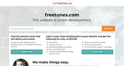 Desktop Screenshot of freetunes.com