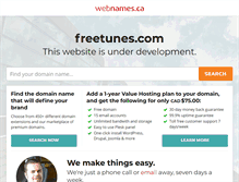 Tablet Screenshot of freetunes.com